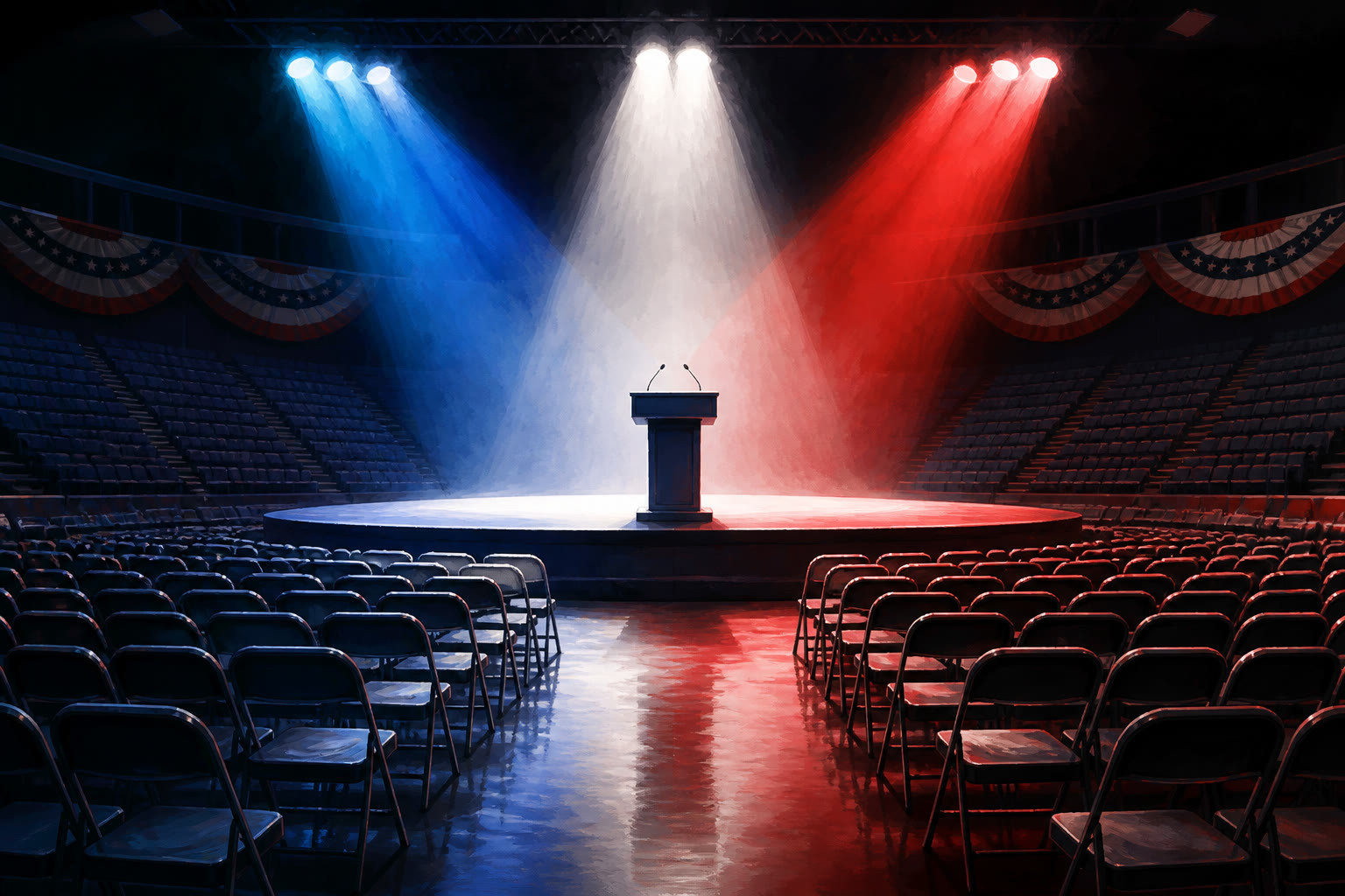 THEY CALL IT A CONVENTION. IT’S A RALLY WITH BETTER LIGHTING | Dallas midterm pageantry that won’t say ‘war’ out loud