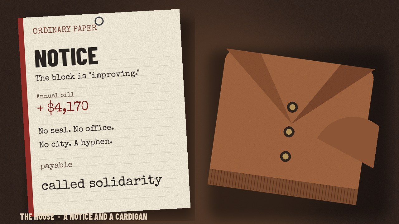 THEY REASSESSED THE HOUSE AND CALLED IT SOLIDARITY